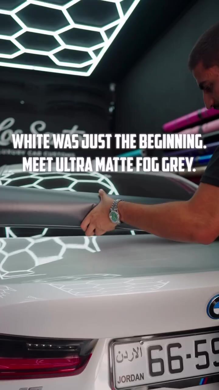 A BMW partly unveiled inside the Los Santos studio